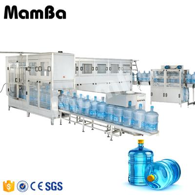 China Tabletop Water Always Natural Spring Beverage 20L Automatic Complete 5 Gallon Bottle Filling Machine Production Line For Big Barrel Bottle for sale