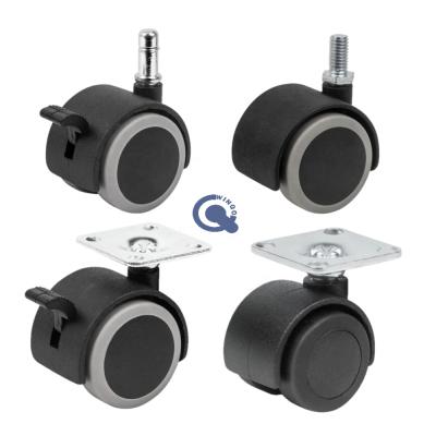 China Modern Manufacture Cheap Price 1 Inch Caster Wheels Low Profile Caster Wheels 1 Inch Swivel Wheels for sale