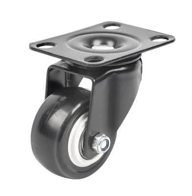 China 2 INCH 50 mm PVC/PU contemporary caster for furniture chair trolley and fixed device swivel avaidable wheel with castor brake for sale