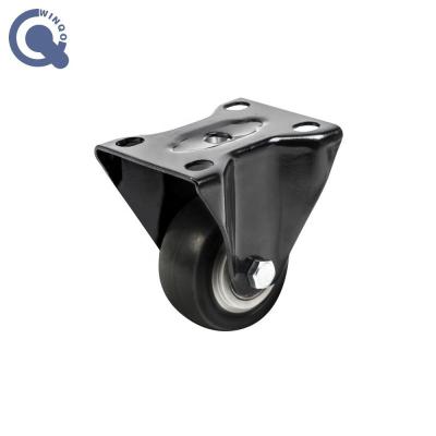 China Factory price free flat 4inch 100mm medium or small duty caster with flat fridge casters swivel pp wheels for sale