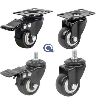 China Modern Small Steel Ball Swivel Caster Wheel Lightweight Ball Furniture Parts Inch Ball Caster Wheels for sale