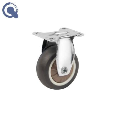 China Modern 1inch 2inch 3inch Furniture Swivel Caster Wheels Silent Silent Casters for sale