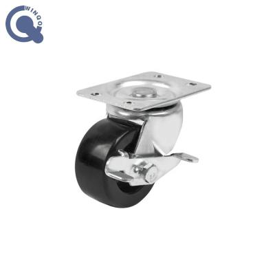 China Zhongshan pp Flat Free Professional Bold Casters Factory Caster Polyurethane Caster Light Duty Caster for BOM/One-stop service for sale