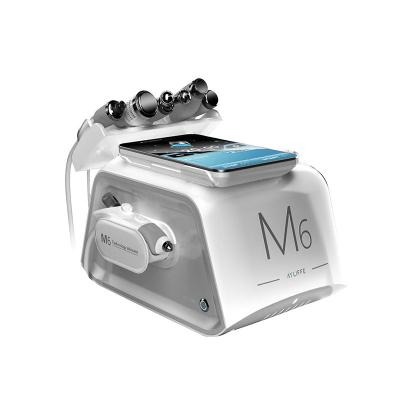 China Ayliffe M6 Hydra Aqua Peel Machine Ultrasonic Skin DEEP CLEANSING Scrubber Rolling Rf&Ems Plasma Skin Machine for sale