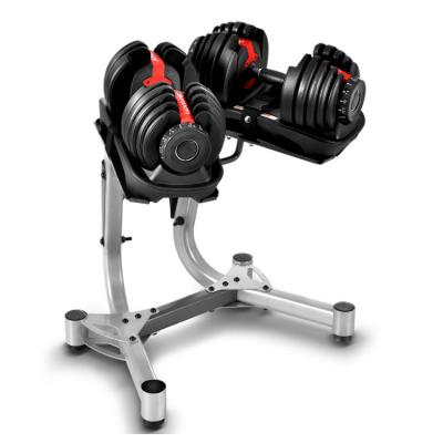 China Modern Home Adjustable Dumbbell Rack Equipment Fitness Adjustable Dumbbell 24-40 Kg Special Dumbbell Rack for sale