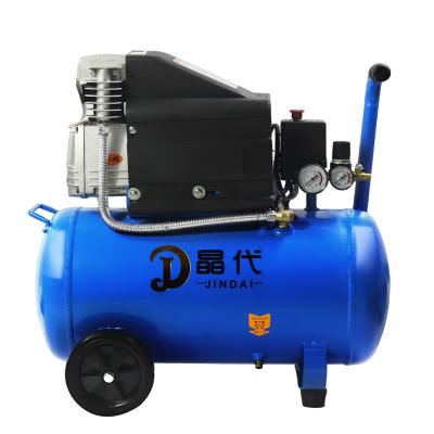 China High Quality OIL-LESS Air-Compressors 2hp Portable Twin Piston Direct Driven Air Compressor Machinery Price for sale