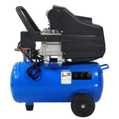 China OIL-LESS high quality two stage direct ducted 1hp air-compressors with air tank small portable air compressor for sale