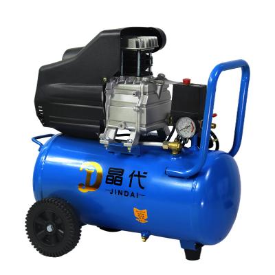 China OIL-LESS cheap 2hp electric portable direct driven 8bar air compressor for mortar paint spray with 30l tank for sale