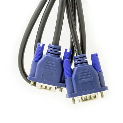 China COMPUTER Factory Hot Sale 3 Cable 2 15pin VGA To 1.5m VGA Cable For PC Monitor for sale