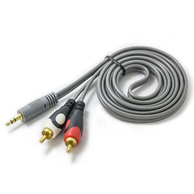 China Top Quality COMPUTER SENYE Cable OEM 1.5M 3M 5M 10m 15M 20M Gold Plated 3.5mm Male to 2RCA AV Audio Cable for sale