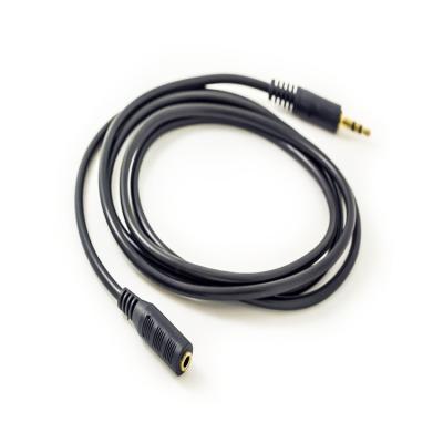 China Chinese Car Factory Custom Direct Sale 1.5M Male To Female Stereo Audio Cable 24K Gold Plated AV Cable for sale