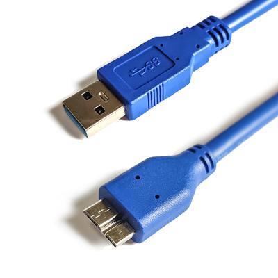 China Pure Copper Mobile Computer USB 3.0 Micro USB Data Cable Hard Drive Cable for sale