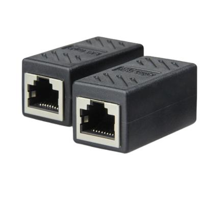 China LAPTOP Factory Wholesale RJ45 Coupler Ethernet Supplement Connector Coupler Cat7 Cat6 Cat5e Ethernet Cable Adapter Female for sale