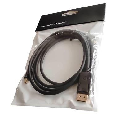 China COMPUTER DP to Mini DP Cable 1.8M Display Port to Mini Display Port Adapter Thunderbolt Laptop Video Cable for sale