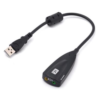 China senye cable usb 2.0 stereo audio virtual adapter card stereo audio 5h sound card earphone card 7.1 external sound card for sale