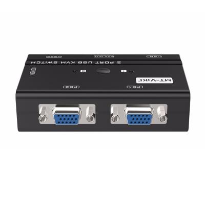 China MT-VIKI MT-260KL 2 POR USB KVM SWITCH with KVM Cable for Computer VGA Switch 2 Input 1 Output MT-260KL for sale