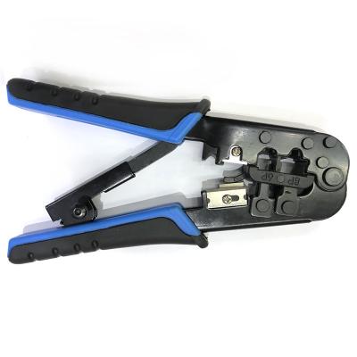 China Dual Function Tool Connectors HT-N568R Network Cable Pliers With Booster Rod Accessible RJ45+RJ11 Crimp Tool for sale