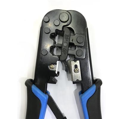 China Crimp Network Cable HT-N568R Crimp Tool with Booster Bar RJ45+RJ11 Network Cable Press Pliers Make Network Cable Tools for sale