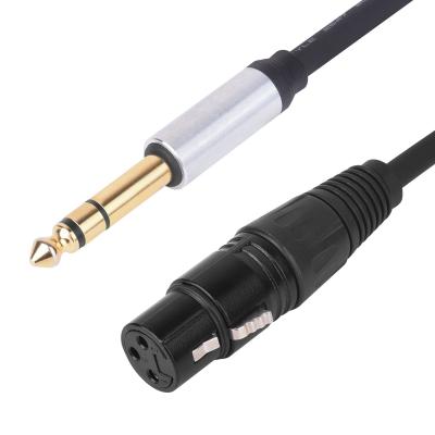 China COMPUTER Female XLR to 1/4 Cable - Sovvid XLR to TRS Jack 6.35mm Male TRS to Female XLR Patch Cable for sale