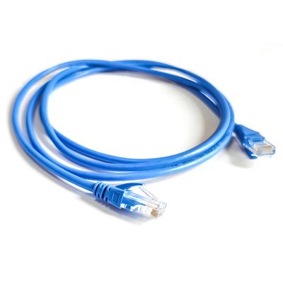 China 15M OEM Length CAT5 CAT5e RJ45 Patch Cord Blue Ethernet Network Cable Cat5 15M for sale