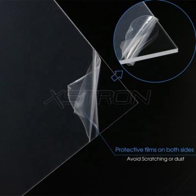 China Self Adhesive Acrylic Glass Surface Protective Film For PC Poly Carbonate Sheet Protection for sale