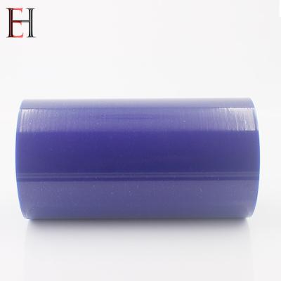 China Película protectora transparente azul PE de espesor de 40 micras para láminas de aluminio bobinas y placas en venta