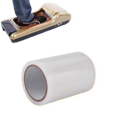 China Polyethylene PE Protective Film Dust Proof Self Adhesive For Shoe Sole Dispenser Machine for sale