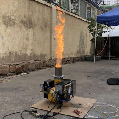 China Fully Automatic Waste Engine Oil Burner KVU 30 Three Safe Precaution for sale