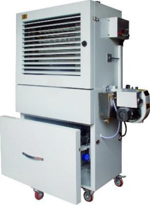 China Eco Friendly Cooking Oil Heater 12000 M3 / H Air Output With 0.6 Kw Fan Motor for sale