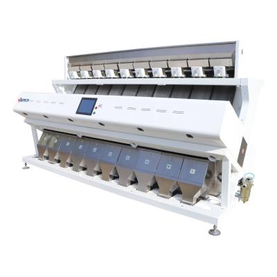 China Snack Factory Price New 12 Chutes RGB Intelligent Trichromatic Rice Color Sorter Machine for sale