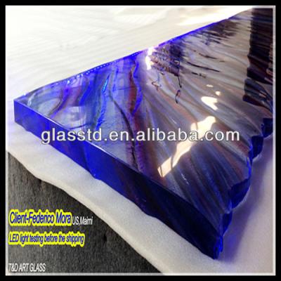 China Full Colored Glass Textures LED Bar Counter Styles for sale