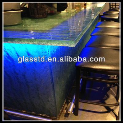 China Making You Feel Cooler Glass LED Illumination Nightclub Bar Counter 36mm for sale