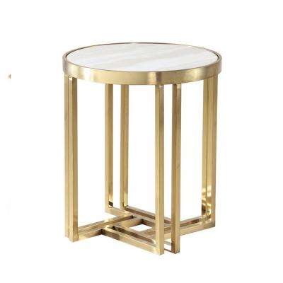 China Best Brand Modern Living Room Bedroom Stainless Steel Side Table for sale