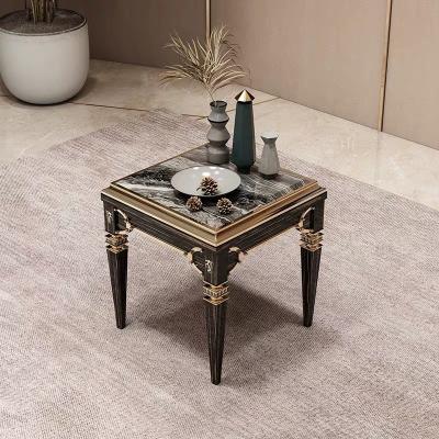 China (Others) European Classic Design High End Adjustable Home Furniture Side Tables For Living Room Modern Square Side Table for sale