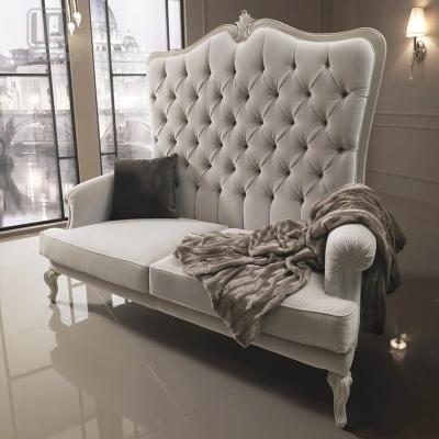 China Can Be Customized Designer Italian Velvet High Backed Sofa Classic Lounge Sofa Chair - HIGH Decors for sale