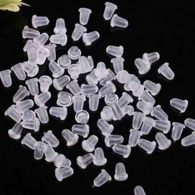 China Resin Back High Quality Transparent Earring Back Cap Earring Stopper for sale