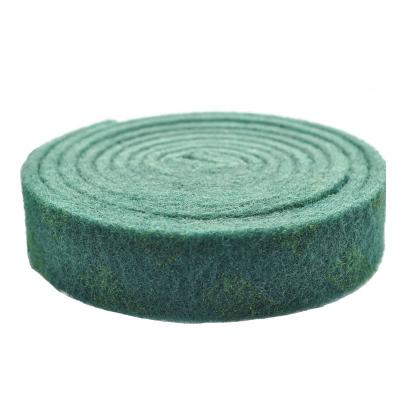 China Stainless Steel 8698 GLORY Abrasives Green Nonwoven Materials Scouring Hand Pad Rolls for sale