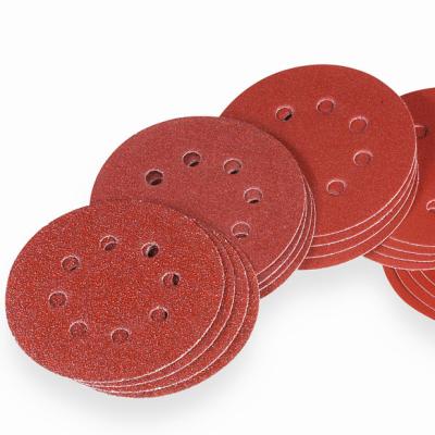 China US Market Grinding Disc 125mm Sanding Hook And Loop Aluminum Stone Grinding Sanding Disc for sale