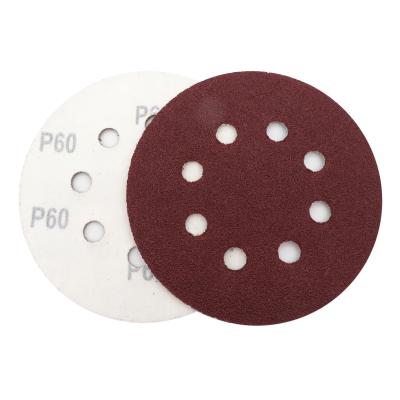 China Cheap 5 Inch Hook And Loop Aluminum Metal Polishing Sanding Disc Grinding Disc for sale