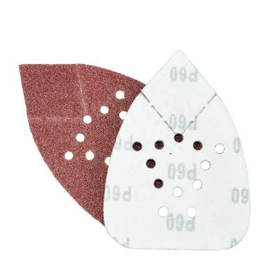 China Wood/Metal/Stainless Steel GLORY Aluminum Oxide Triangle Hook and Loop Sandpaper Abrasive Disc for sale