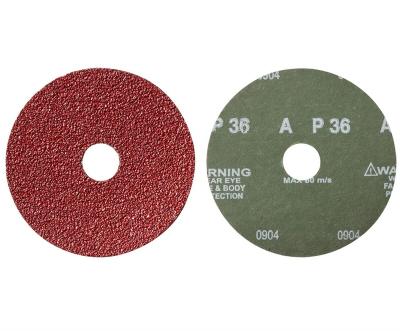 China GLORY 125mm Abrasive Resin Aluminum Fiber Deburring Sanding Disc For Metal for sale