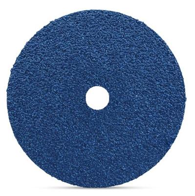 China GLORY Abrasive 180mm Zirconia Blue Resin Coated Fiber Deburring Disc For Norton Deburring Quality for sale