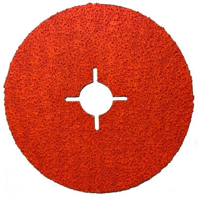 China GLORY Abrasive 5 Inch 125mm Resin P60 Ceramic Fiber Deburring Disc for sale