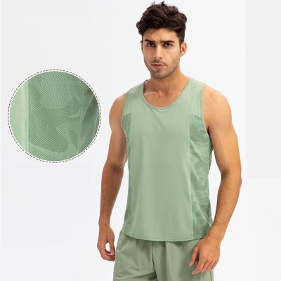 China Summer QUICK DRY men's spring sports vest mesh loose breathable fitness quick-drying outdoor running training tank top for sale