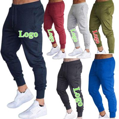 China Anti-Wrinkle Custom Logo Jogger Pants For Men Striped Drawstring Sweatpants Slim Fit Track Pants Mens Joggers for sale