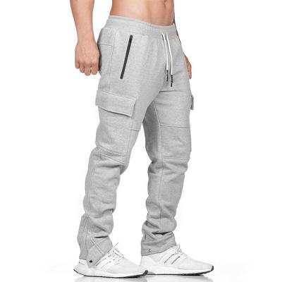 China New Trend Anti-Static Sports Pants Custom Men's Running Stacked Cargo Breathable Quilting Pants for sale