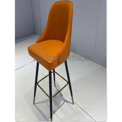 China JS Modern Hot Sale Furniture Nightclub Booster Chair Kitchen Counter Bar Chair Hotel Commercial Umpire Chair Y126 for sale