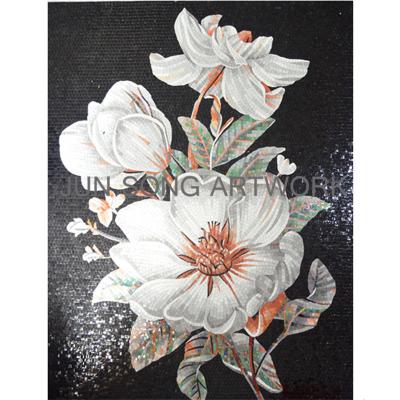 China JS MFL-ST14 Bathroom Flower Mosaic Art Backsplash Tile Design Bedroom Wall Mural for sale