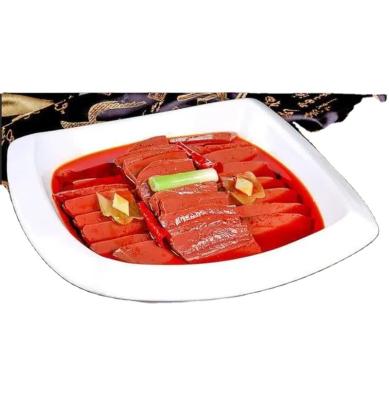 China Small Pack 300g Duck Blood Low Fat Fresh Precooked Food Cook For Hot Pot for sale