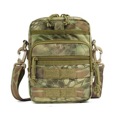 China Wholesale Custom Tactical Outdoor Men's Camouflage Water Proof Waist Belt MOLLE Cross - Body Bag Mini Multi-Functional Rise Shoulder Bag for sale